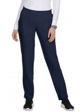 Pantalon médical Femme Koi "Caroline", collection Koi Basics (743-) bleu marine face