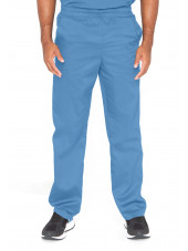 Pantalon médical Unisexe, collection "Barco One Essentials" (BE005) bleu ciel face