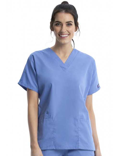 Blouse médicale Femme, 2 poches, Cherokee Workwear Originals (4700) bleu ciel modele