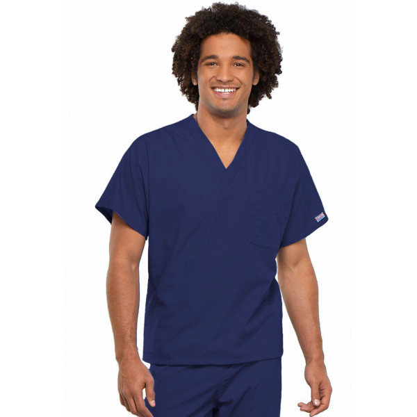 Blouse médicale Homme, Cherokee Workwear Originals (4777) bleu marine face