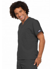 Blouse médicale Homme, Cherokee Workwear Originals (4777) gris droit