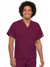 Bata médica para hombres, 1 bolsillo, originales de ropa de trabajo Cherokee (4777)
