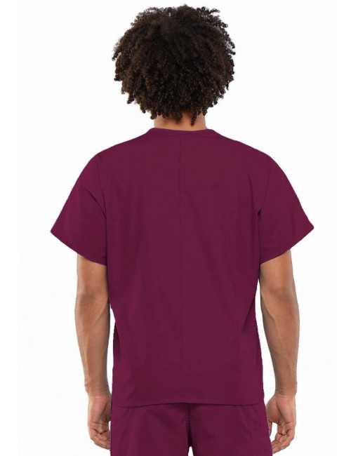 Bata médica para hombres, 1 bolsillo, originales de ropa de trabajo Cherokee (4777)