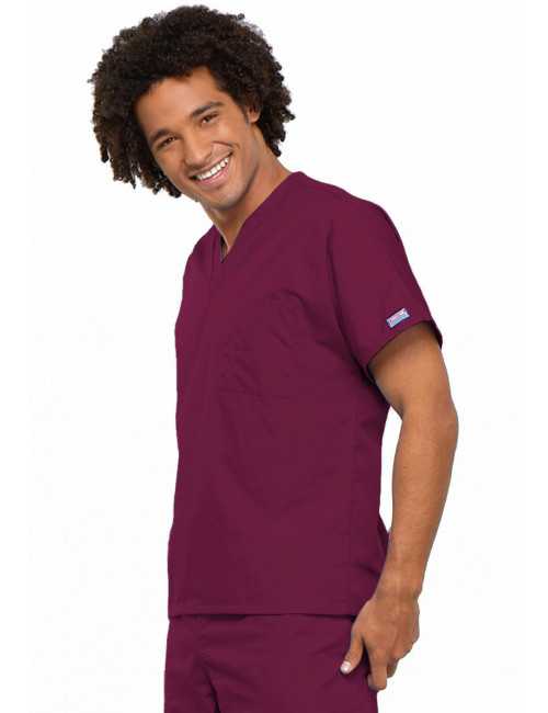 Bata médica para hombres, 1 bolsillo, originales de ropa de trabajo Cherokee (4777)