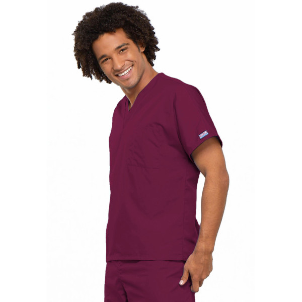 Bata médica para hombres, 1 bolsillo, originales de ropa de trabajo Cherokee (4777)
