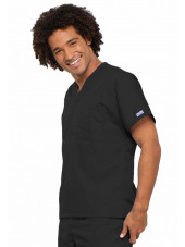 Bata médica para hombres, 1 bolsillo, originales de ropa de trabajo Cherokee (4777)