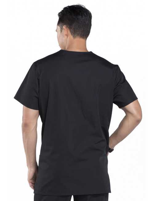 Blouse médicale Homme, 3 poches, Cherokee Workwear Originals (4876) noir vue dos