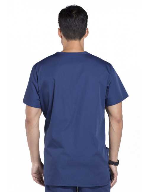 Blouse médicale Homme, 3 poches, Cherokee Workwear Originals (4876) bleu marine dos