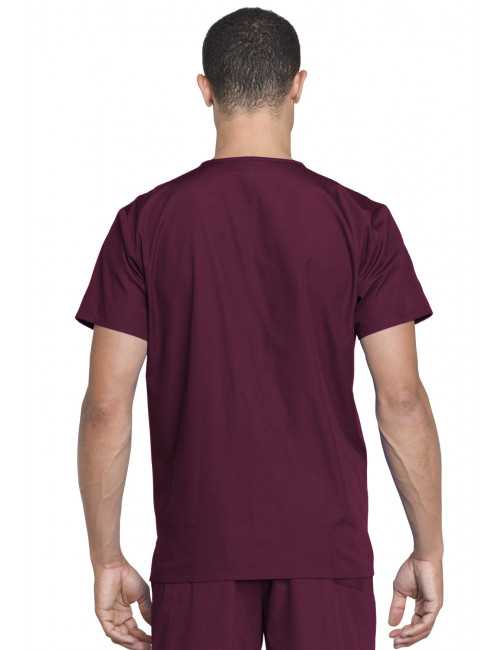 Ensemble médical Blouse et Pantalon, Unisexe, Cherokee (WW530C) bordeaux homme dos