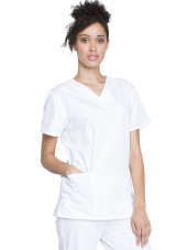 Ensemble médical Blouse et Pantalon, Unisexe, Cherokee (WW530C) blanc homme droite