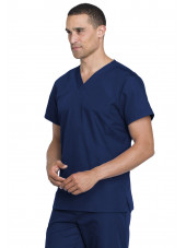 Ensemble médical Blouse et Pantalon, Unisexe, Cherokee (WW530C) bleu marine homme droite