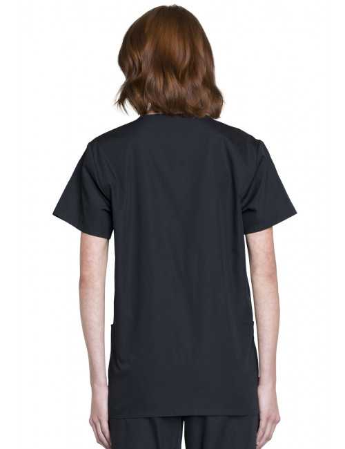 Ensemble médical Blouse et Pantalon, Unisexe, Cherokee (WW530C) noir femme dos