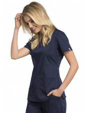 Col V unisexe avec poche Cherokee