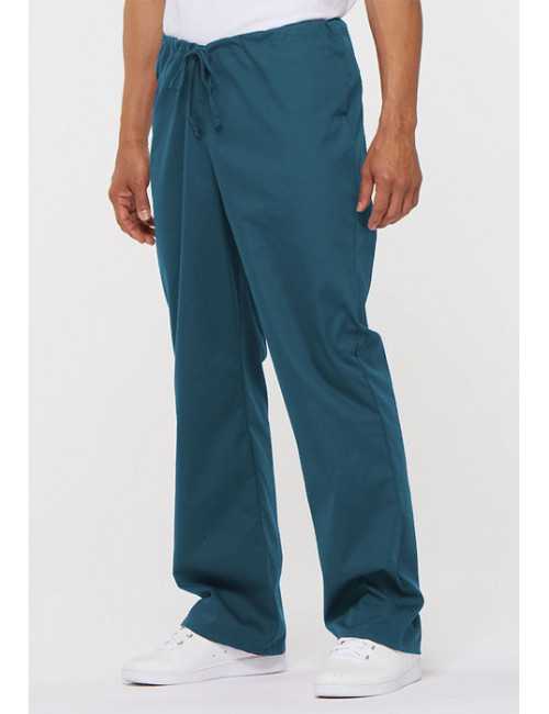 Pantalon médical Unisexe Cordon, Dickies, Collection "EDS signature" (83006) vert caraïbe vue gauche