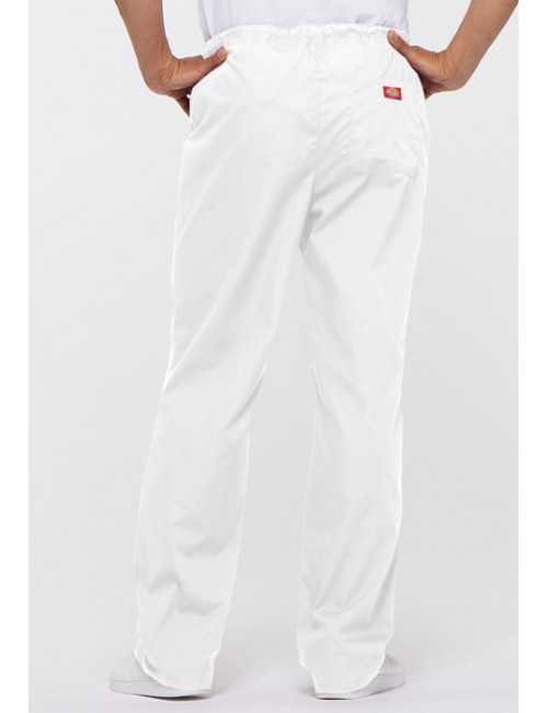 Pantalon médical Unisexe Cordon, Dickies, Collection "EDS signature" (83006) blanc vue dos