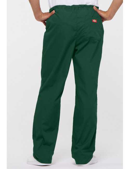 Pantalon médical Unisexe Cordon, Dickies, Collection "EDS signature" (83006) vert chirurgien vue gauche