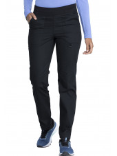 Pantalon médical Femme, Dickies, Collection "EDS signature" (DK125) noir face