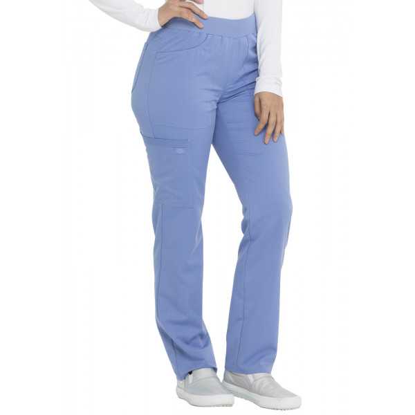 Pantalon Médical Femme, Dickies "Balance" (DK135) bleu ciel face