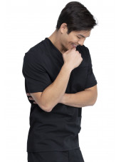 Blouse Médicale Homme, Dickies, "Balance" (DK845) noir vue gauche