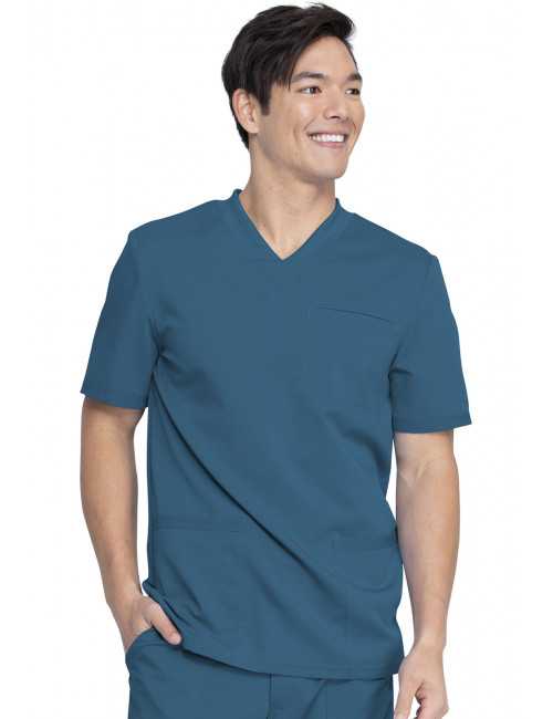 Blouse Médicale Homme, Dickies, "Balance" (DK845) vert caraibe droite