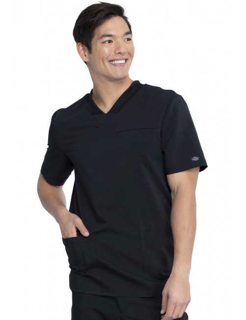 Blouse Médicale Homme, Dickies, "Balance" (DK845) noir vue face