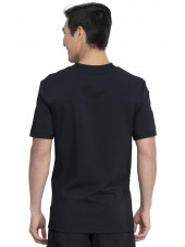 Blouse Médicale Homme, Dickies, "Balance" (DK845) noir vue dos
