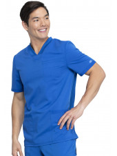 Blouse Médicale Homme, Dickies, "Balance" (DK845) bleu royal droite