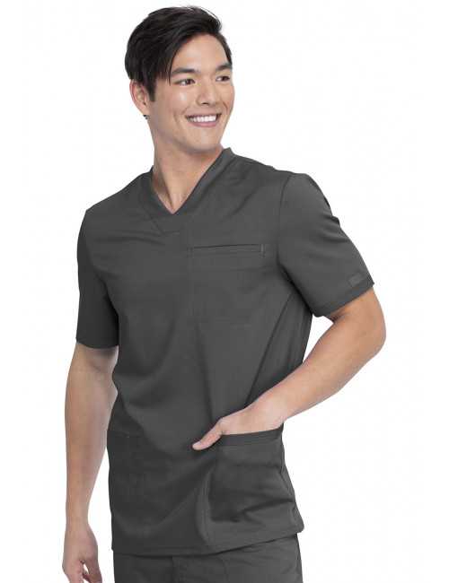 Blouse Médicale Homme, Dickies, "Balance" (DK845) gris anthracite droite