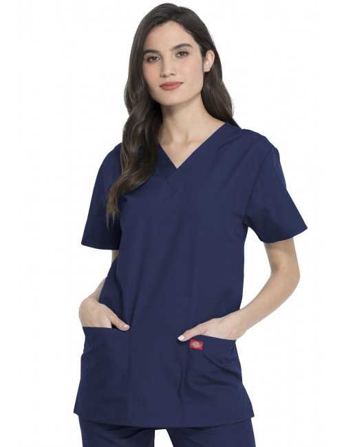 Ensemble médical Blouse et Pantalon, Unisexe, Dickies (DKP520C) blouse femme face bleu marine