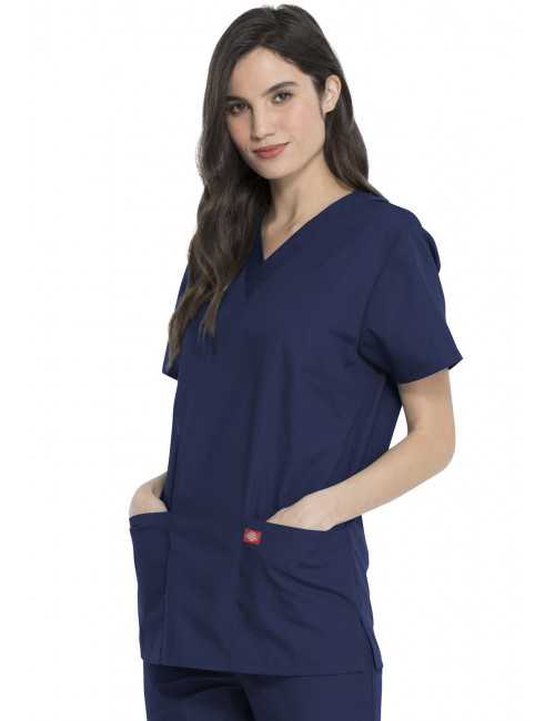 Ensemble médical Blouse et Pantalon, Unisexe, Dickies (DKP520C) blouse femme droite bleu marine
