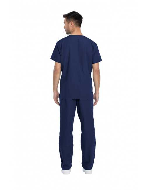 Ensemble médical Blouse et Pantalon, Unisexe, Dickies (DKP520C) homme dos bleu marine