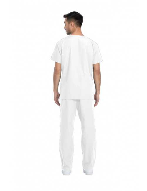 Ensemble médical Blouse et Pantalon, Unisexe, Dickies (DKP520C) homme dos blanc