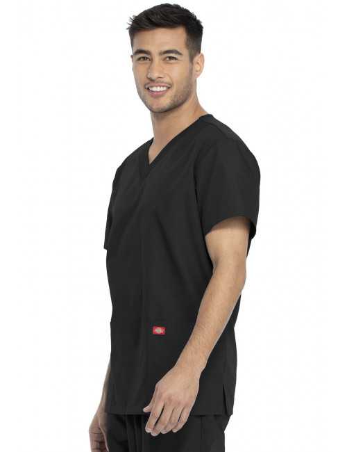 Ensemble médical Blouse et Pantalon, Unisexe, Dickies (DKP520C) noir blouse homme coté