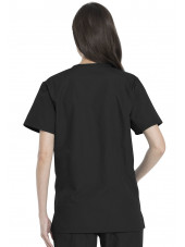 Ensemble médical Blouse et Pantalon, Unisexe, Dickies (DKP520C) noir blouse femme dos