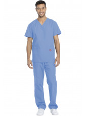 Ensemble médical Blouse et Pantalon, Unisexe, Dickies (DKP520C) homme tenue bleu ciel