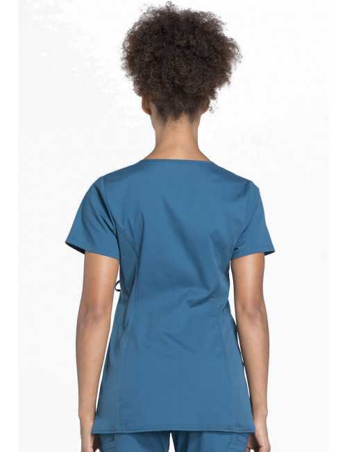 Blouse médicale de maternité, collection Cherokee Professional (WW685) vert caraibe dos