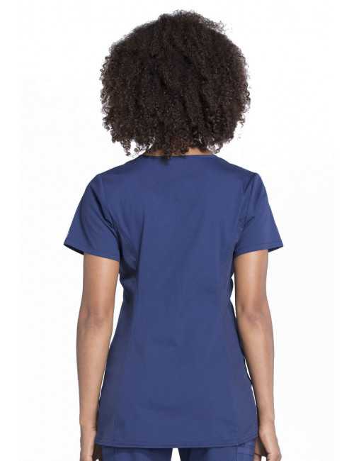 Blouse médicale de maternité, collection Cherokee Professional (WW685) bleu marine dos