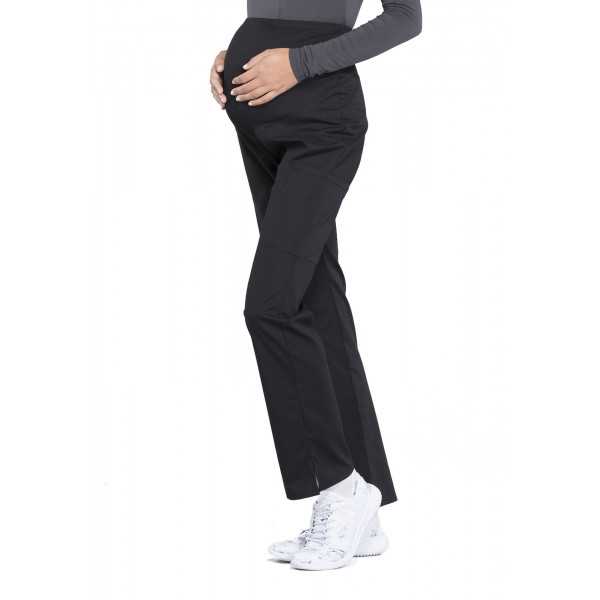 Pantalon médical maternité, collection Cherokee Professional (WW220) noir droite