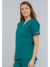 Blouse médicale Femme, 2 poches, Cherokee Workwear Originals (4700) teal