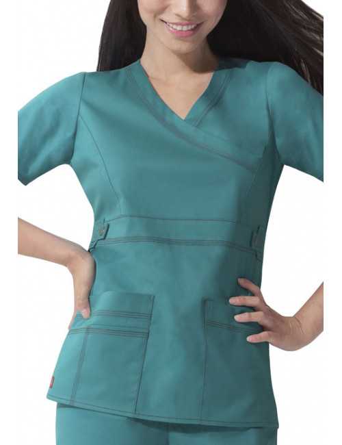 Blouse Médicale Femme Dickies, collection "GenFlex" (817355) teal blue