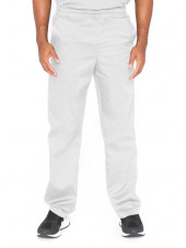 Pantalon médical élastique et cordon Unisexe, Barco One Essentials (BE005) blanc face