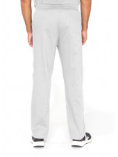 Pantalon médical élastique et cordon Unisexe, Barco One Essentials (BE005) blanc dos