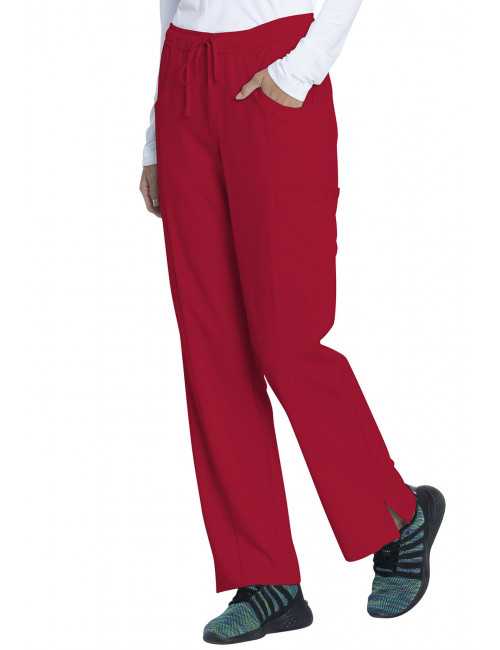 Pantalon Médical Femme, Dickies, "EDS Essentials" (DK010) rouge droite