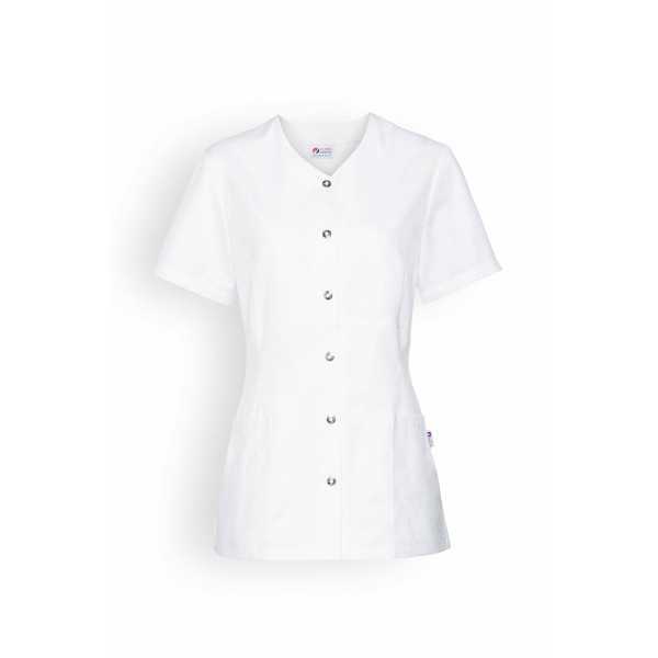 Blouse médicale femme "Irène", Clinic dress blanc