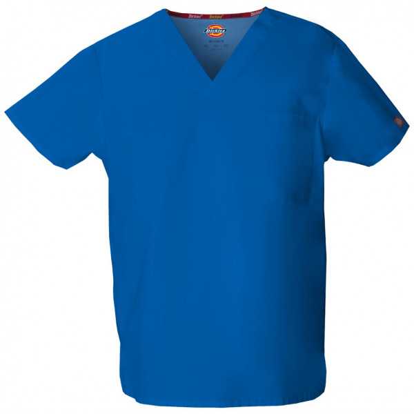 Blouse médicale Femme, Dickies, poche cœur, Collection "EDS signature" (83706), couleur bleu royal
