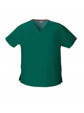 Blouse médicale Col V Homme, Dickies, 2 poches, Collection "EDS signature" (86706) vert chirurgien