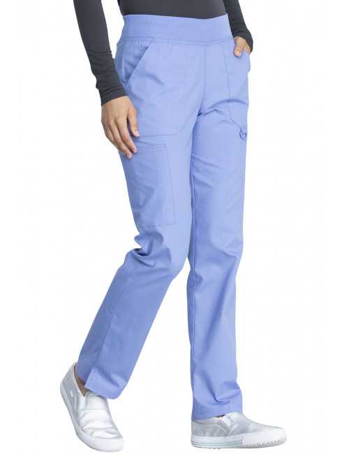 Pantalon Médical Femme, Dickies, Collection "EDS signature" (DK125) bleu ciel gauche