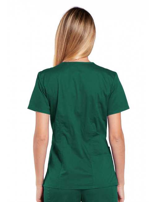Blouse médicale Femme, Cherokee, collection "Core Stretch" (4710) vert chirurgien dos