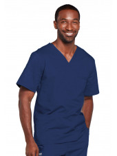 Blouse médicale Unisexe Cherokee, collection "Core Stretch" (4725) bleu marine droite