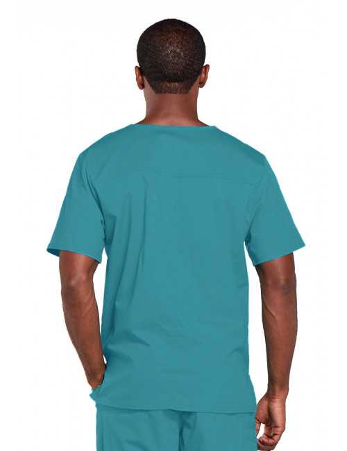 Blouse médicale Unisexe Cherokee, collection "Core Stretch" (4725) teal blue dos